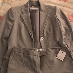 Calvin Klein 2 pc suit blazer and pants